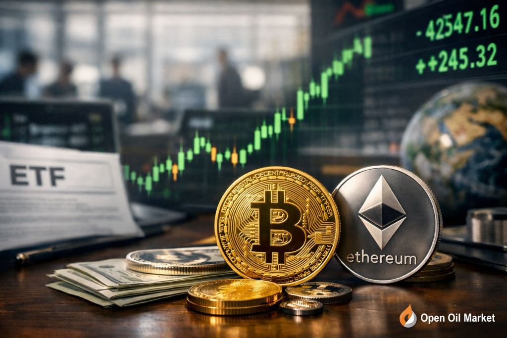 Analyse der Kryptowährungen am 19. April 2026 — Dynamik von Bitcoin und institutionelle Nachfrage