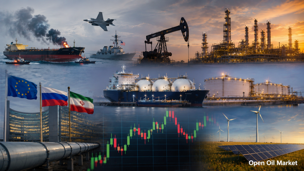 Überblick über die Energiewirtschaft am 24. Juli 2026: Ölpreise Brent und WTI, Gas TTF, OPEC+, Raffinerien, Ölprodukte, Erneuerbare Energien und Kohle