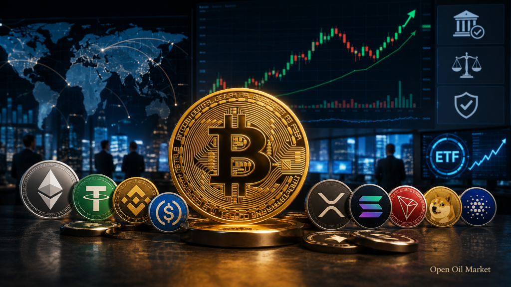 Kryptowährungsnachrichten am 6. Juli 2026: Bitcoin, ETFs, Stablecoins und die Top 10 Kryptowährungen