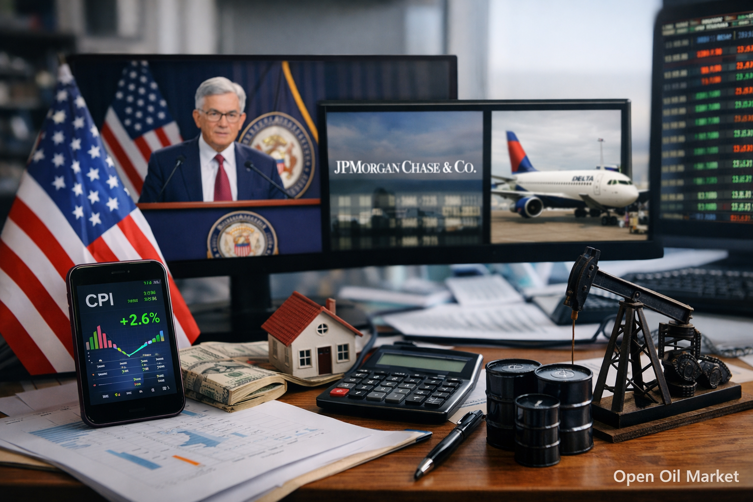 Wirtschaftliche Ereignisse und Unternehmensberichte – Dienstag, 13. Januar 2026: CPI USA und Saisonstart der Berichterstattung