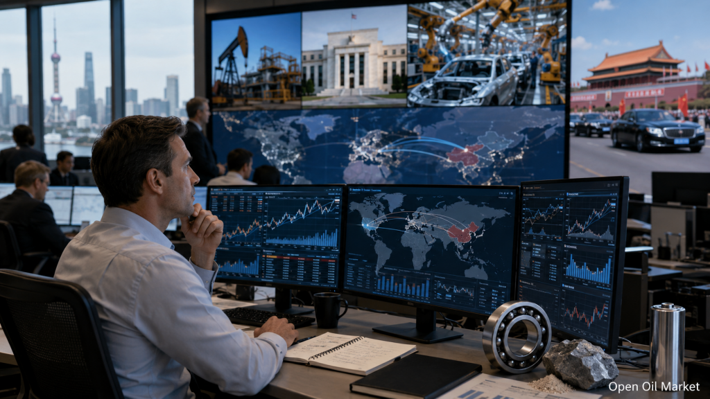 Ökonomische Ereignisse am 15. Mai 2026: Fed, USA, China, Inflation und Unternehmensberichte.