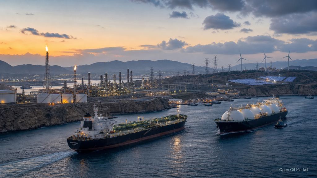 Globaler Energiemarkt 5. Mai 2026: Öl, Gas, LNG, Raffinerien, Elektrizität und erneuerbare Energien