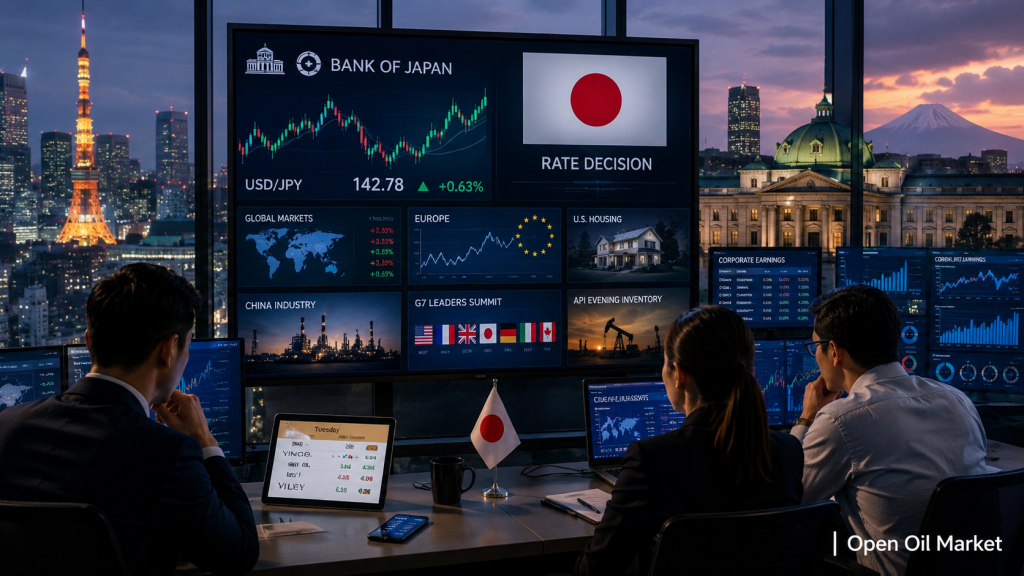 Wirtschaftliche Ereignisse und Unternehmensberichte — Dienstag, 16. Juni 2026: Zinssatz Bank von Japan, ZEW und API