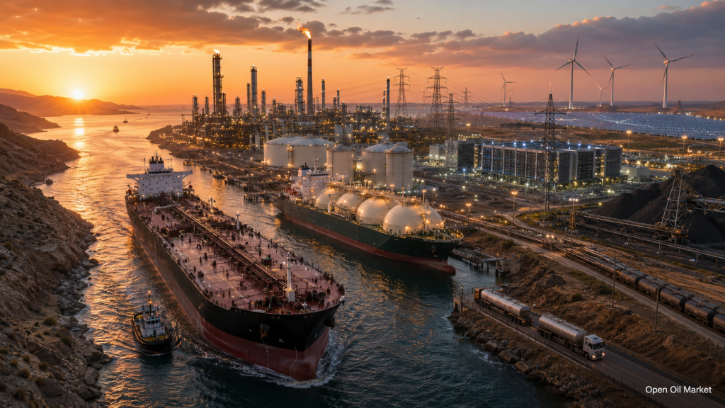 Globaler Energiemarkt am 17. Juli 2026: Öl, Gas, LNG, Mineralölprodukte, Raffinerien, Elektrizität, erneuerbare Energien und Kohle