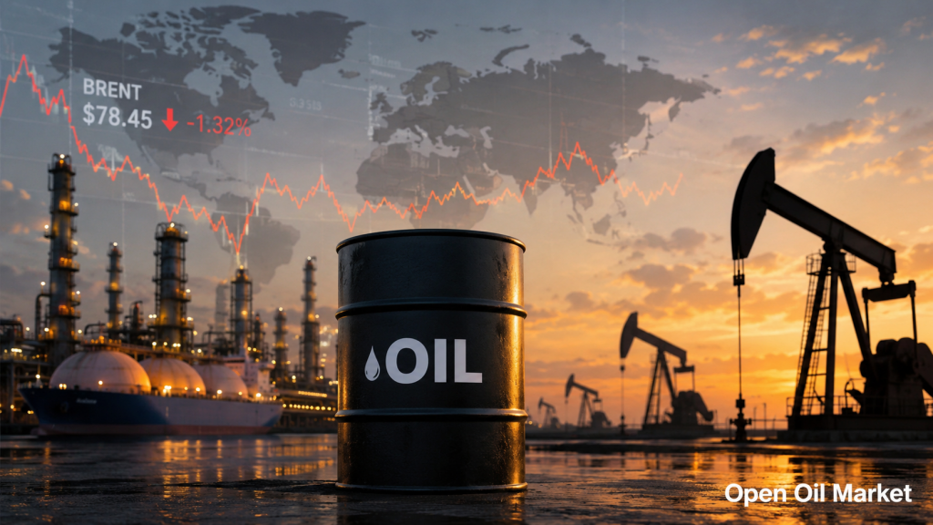 Weltmarkt für Öl und Energie am 13. Juni 2026: Brent, WTI, Gas, LNG, Raffinerien, Ölprodukte und Elektrizität.