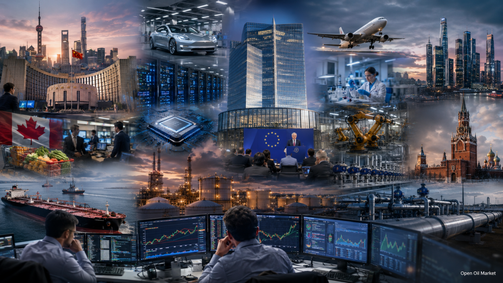 Wirtschaftskalender für den 20–24 Juli 2026: Entscheidungen der Zentralbanken, Inflation, PMI, Ölvorräte und Berichte von Alphabet, Tesla, Intel, SAP und Roche