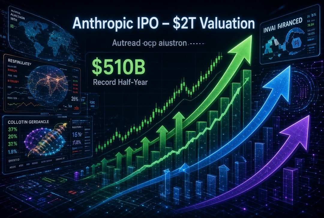 Nachrichten über Startups und Venture Capital — Samstag, 15. August 2026: IPO Anthropic über 2 Billionen USD, rekordverdächtige 510 Milliarden USD im Halbjahr und Boom bei Verteidigungs-Mega-Runden