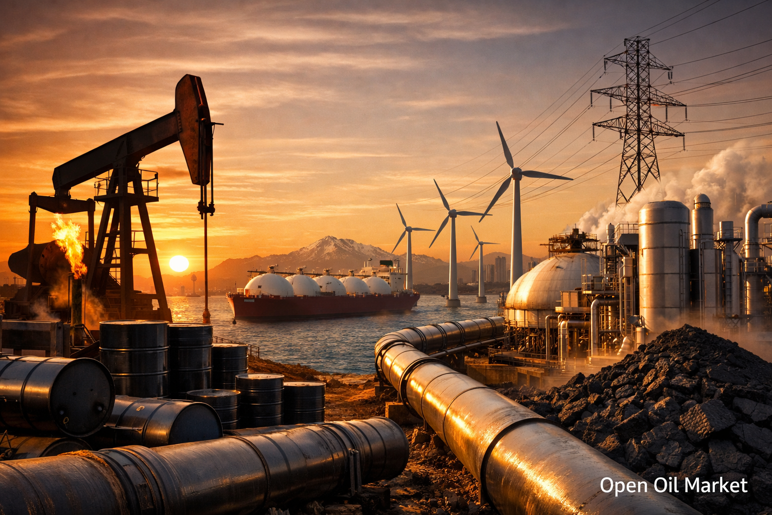 Weltmarkt für Öl, Gas und Energie, Öl, Gas und Energieinfrastruktur Mittwoch, 17. Dezember 2025