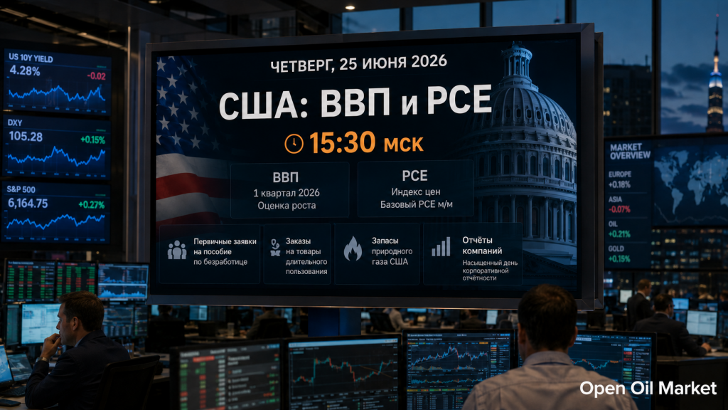 Wirtschaftliche Ereignisse und Unternehmensberichte am 25. Juni 2026: BIP der USA, PCE, Arbeitsmarkt und Unternehmensberichte