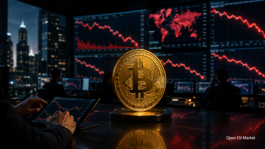 Bitcoin testet Schlüsselzone im Licht des weltweiten Drucks auf den Kryptowährungsmarkt am 25. Juni 2026