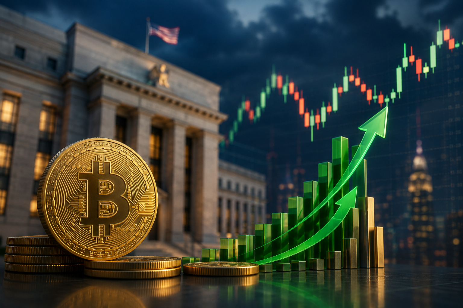 Kryptowährungsnachrichten: Freitag, 31. Juli 2026 — Bitcoin hält 64.000 USD nach der "habichtartigen" FOMC-Pause, während Kapital in Spot-ETFs zurückkehrt.