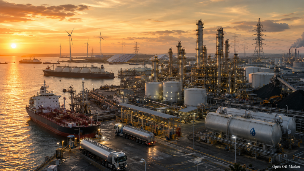 Nachrichten über Öl und Gas sowie Energie vom 13. Juli 2026 — Raffinerien, Diesel, Öl, Gas und der globale Energiesektor.