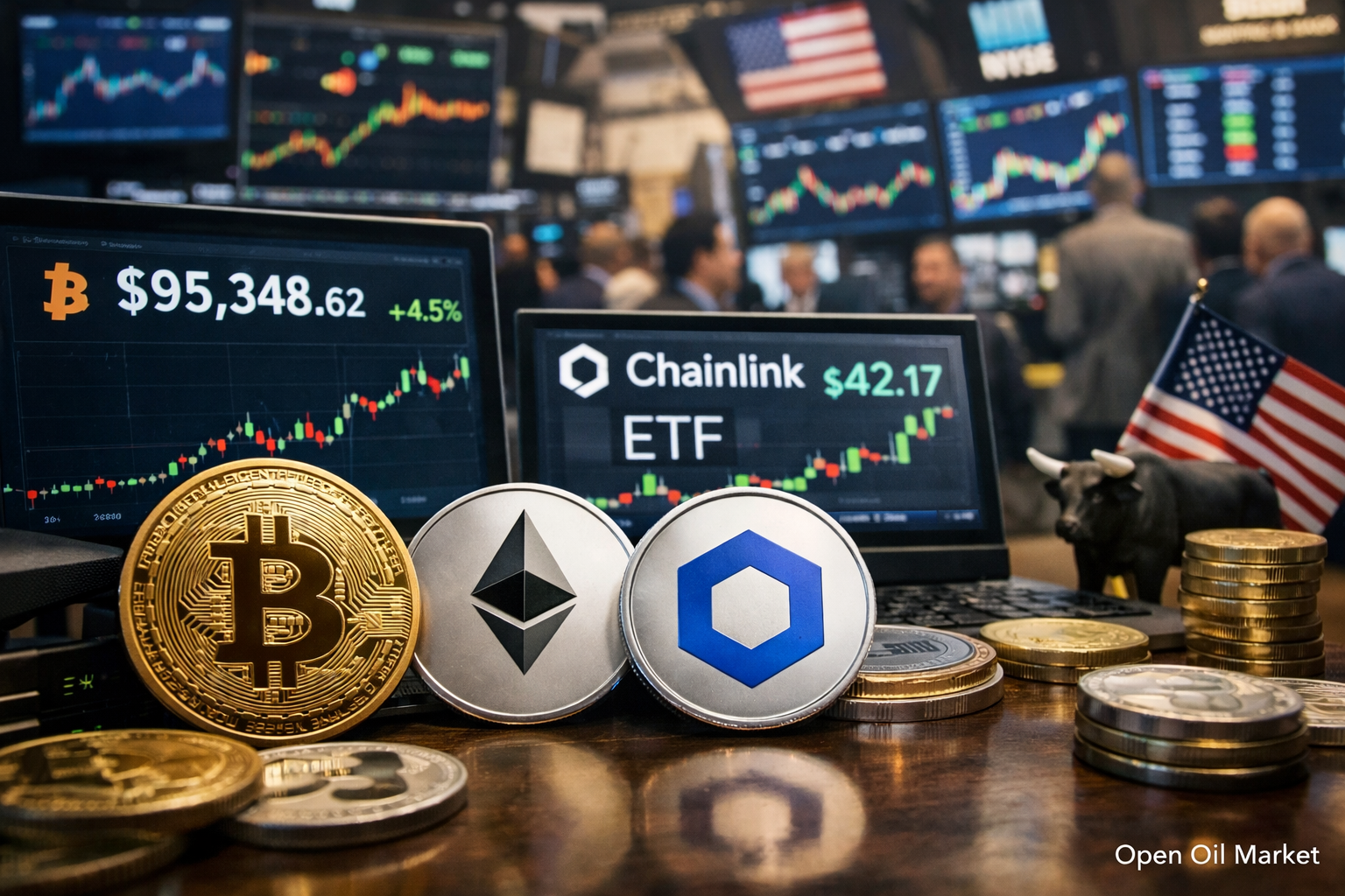 Neuigkeiten über Kryptowährungen, Donnerstag, 15. Januar 2026 Chainlink-ETF kommt an die NYSE