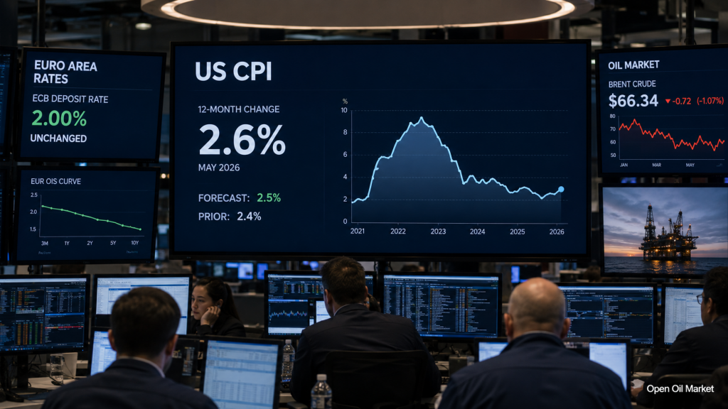 Investitionskalender 8.–12. Juni 2026: US-CPI, EZB-Leitzins, Öl, Xi Jinpings Besuch in Nordkorea und Quartalsberichte von Oracle, Adobe, Lennar