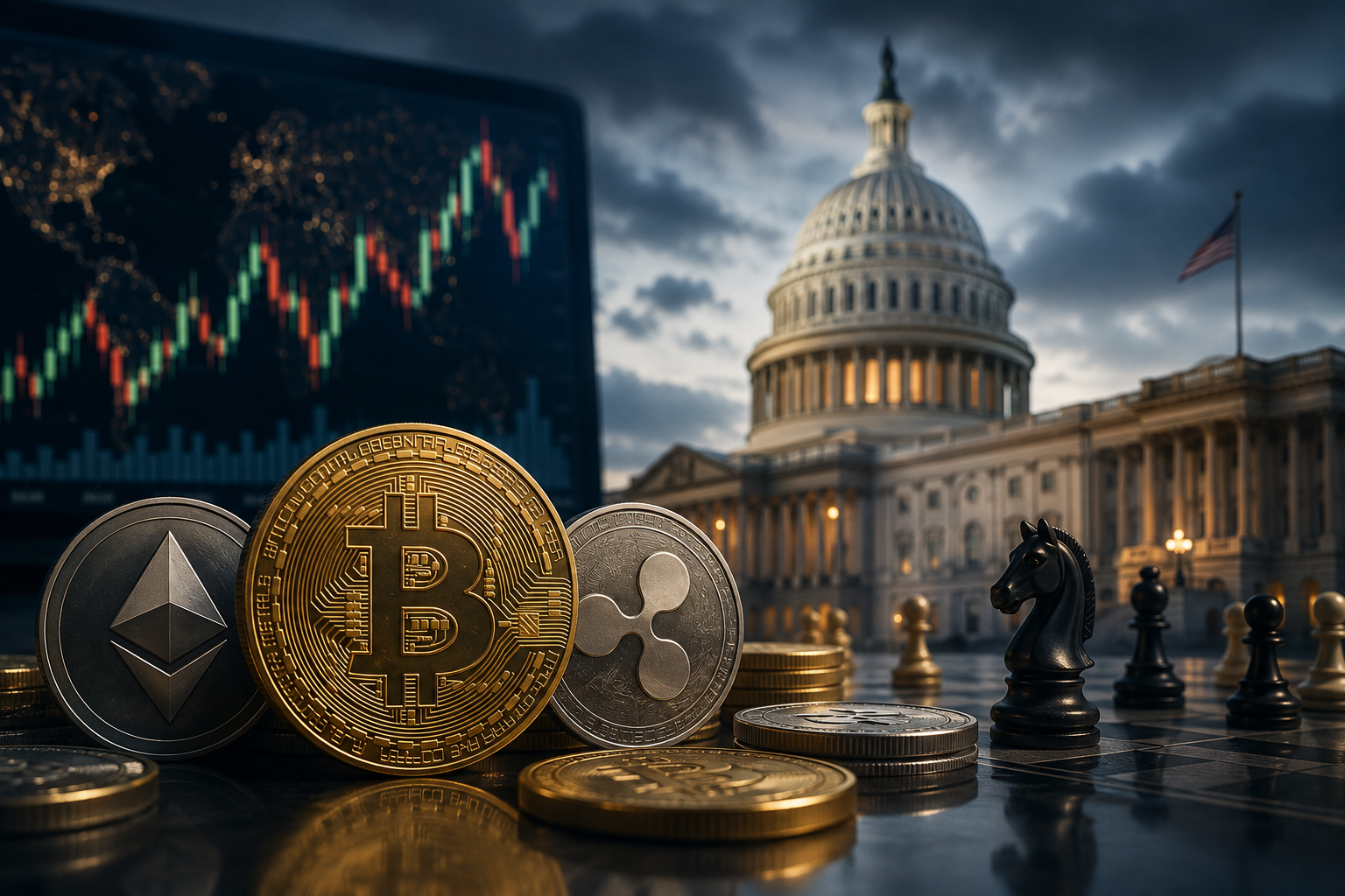 Neuigkeiten über Kryptowährungen: Freitag, 7. August 2026 – der Markt hält den Atem an in Erwartung der Abstimmung des US-Senats über den CLARITY Act