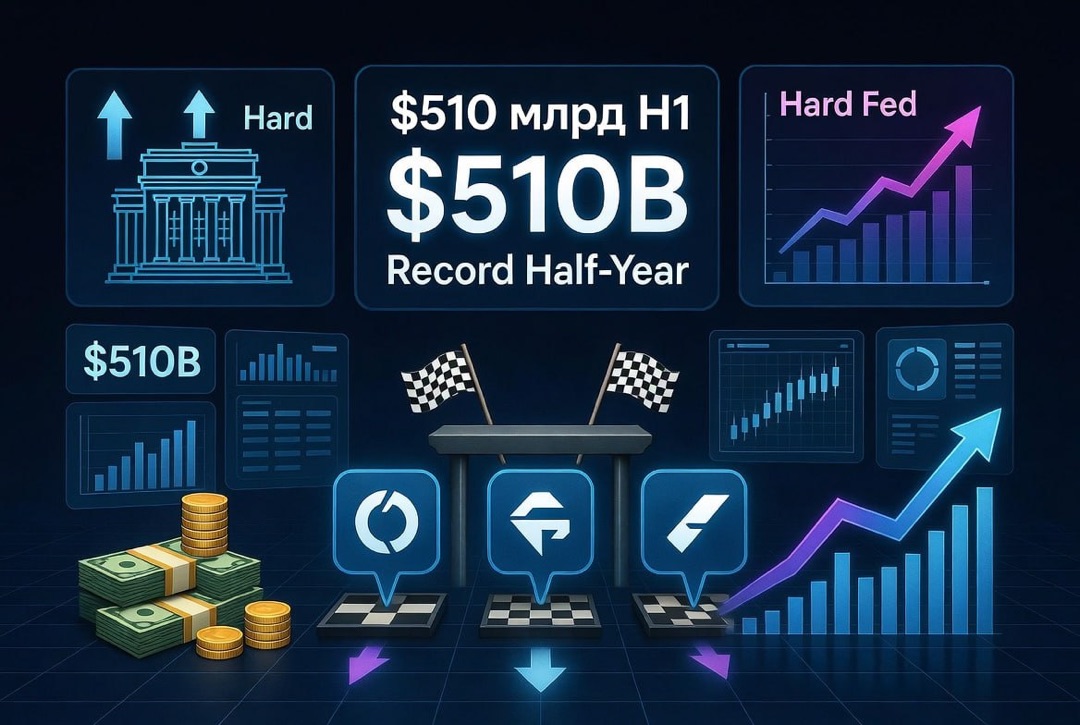 Nachrichten über Startups und Venture-Capital-Investitionen — Freitag, 31. Juli 2026: rekordverdächtige 510 Milliarden Dollar im Halbjahr, strenge Fed und Wettlauf der Megafonds.