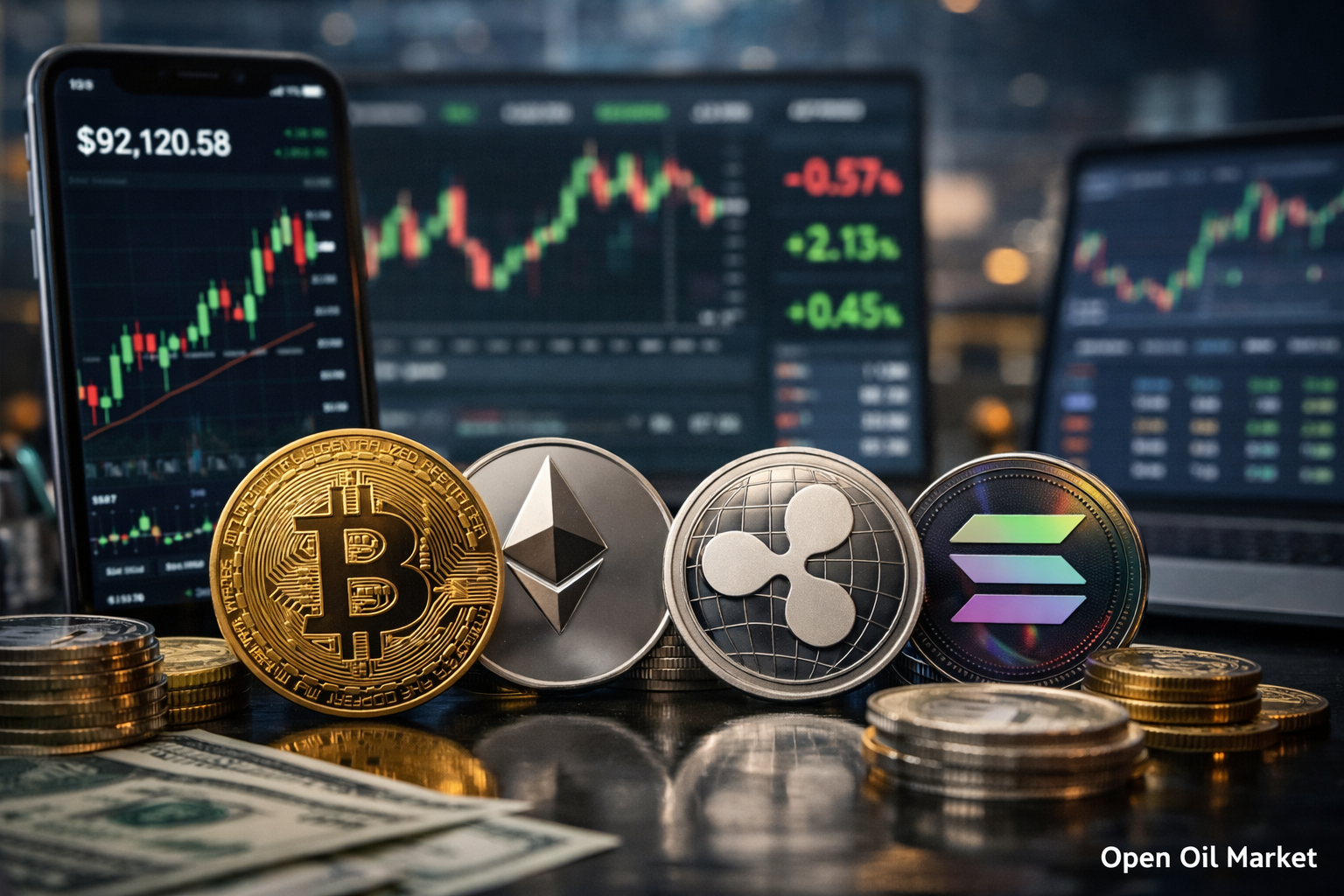 Nachrichten Kryptowährungen 13. Januar 2026 — Bitcoin, Altcoins, DeFi und NFT, Übersicht der Top-10