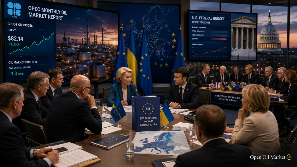 Sanktionen der EU gegen Russland, Treffen zur Ukraine, OPEC-Bericht und Haushaltsdaten der USA am 13. Juli 2026