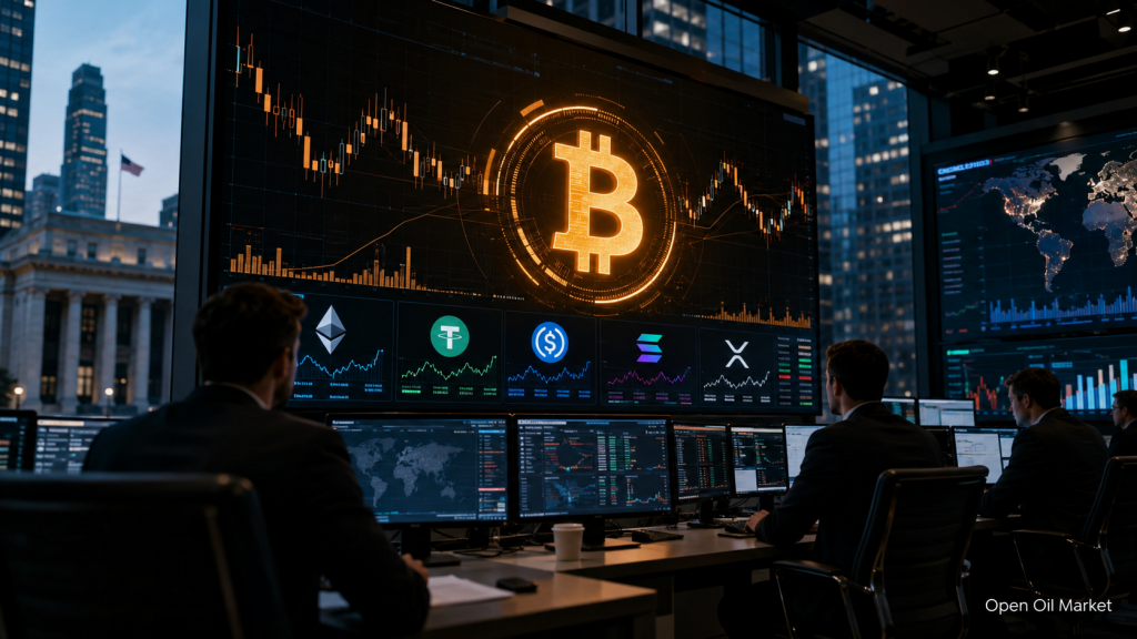 Neuigkeiten über Kryptowährungen am 18. Juni 2026: Bitcoin wartet auf das Signal der FED, Stablecoins stärken den Markteinfluss